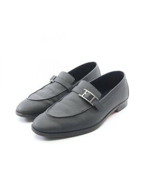 Hermes | Shoes | Hermes Grained Calfskin Mens Duke Loafer  display picture 1
